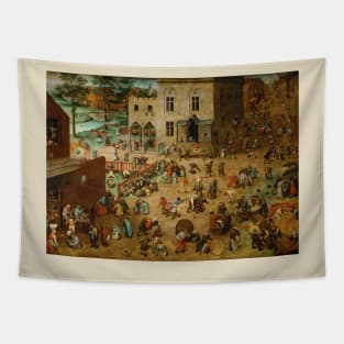 Children's Games by Bruegel - Renaissance Art Painting Tapestry