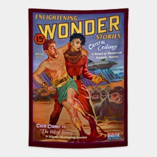 Enlightening Wonder Stories Tapestry