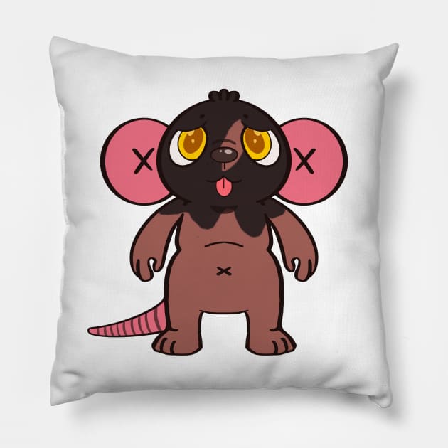 Lab Ratz Experiment 2 Pillow by Blue Afro