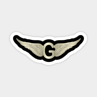 Helicopter Door Gunner Badge Magnet