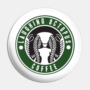 Laughing Octopus Coffee Pin