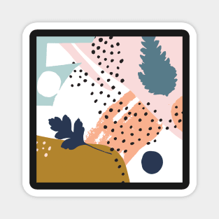 Summer Fun Abstract Pattern Magnet