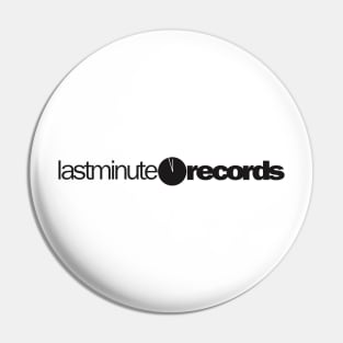 Last Minute Records Logo Version 1 Pin