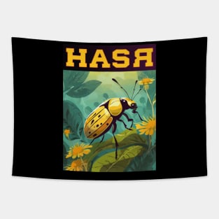 Yellow Tansy Beetle (Design 1) Tapestry