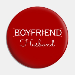 Couple Shirt - Boyfriend to Husband Pin
