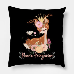 Reh Kleine Prinzessin Blumen Süß Pillow