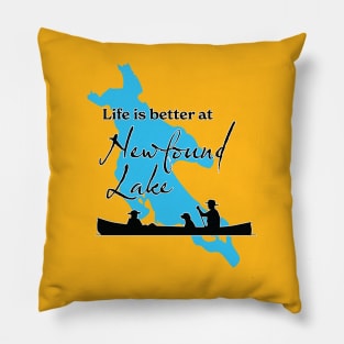 Life is better at Newfound Lake Pillow