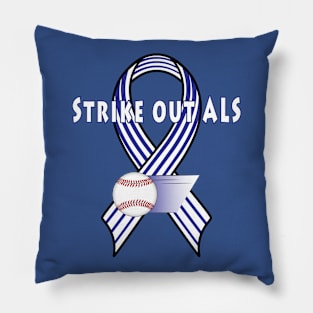 Strike Out ALS! Pillow