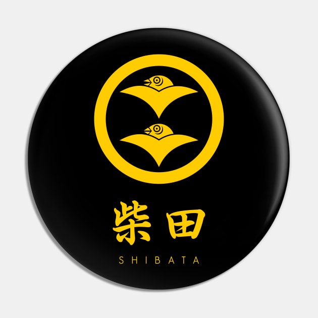 Shibata Clan kamon with text Pin by Takeda_Art