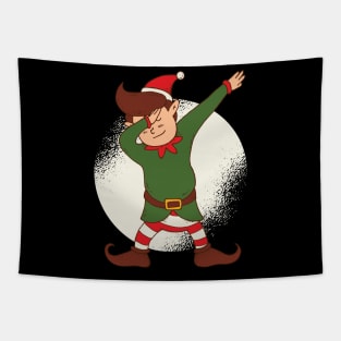 Dabbing Elf Tapestry