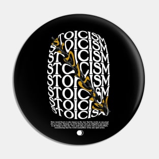 Stoicism Pin