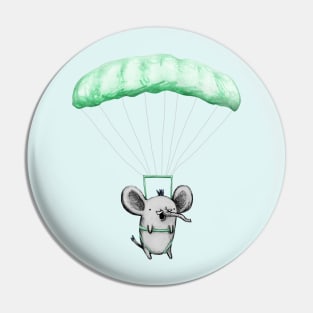 Cutie Parachuting Elephant Pin