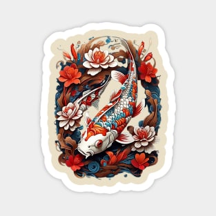 Ornamental Koi Fish Magnet