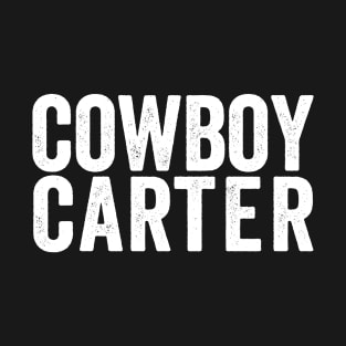 Cowboy Carter - Text Style White Font T-Shirt