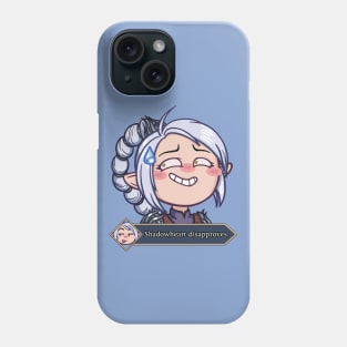 Shadowheart Disapproves Phone Case