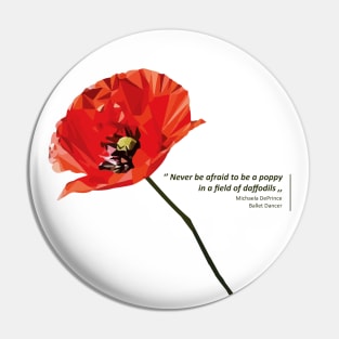 Lucky Poppy Pin