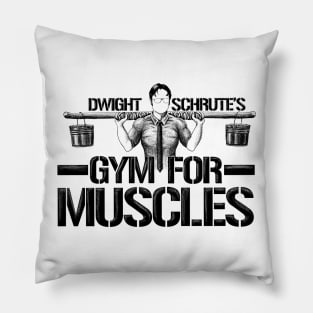 Dwight Schrute’s Gym for Muscles Pillow