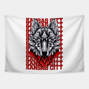 kansas city mascot Tapestry