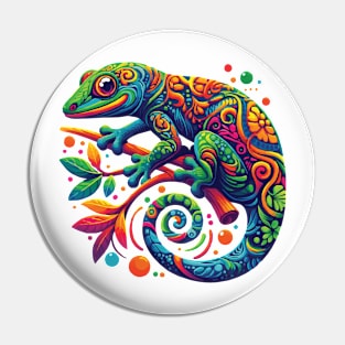 Tropical Gecko Pin