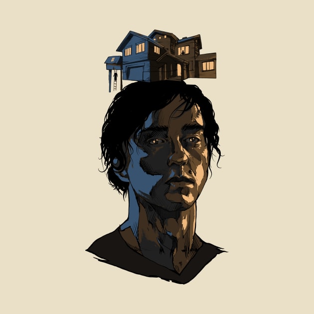 hereditary horror portrait by Kotolevskiy