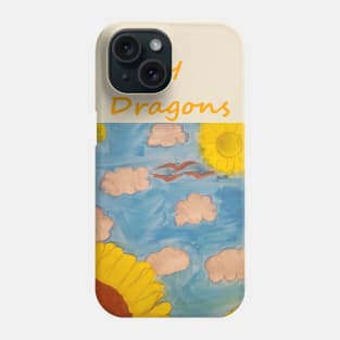 BABY DRAGONS - FLYING THROUGH THE SKY ON A FRESH SUMMER DAY Phone Case