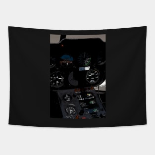 cockpit helicopter Tapestry