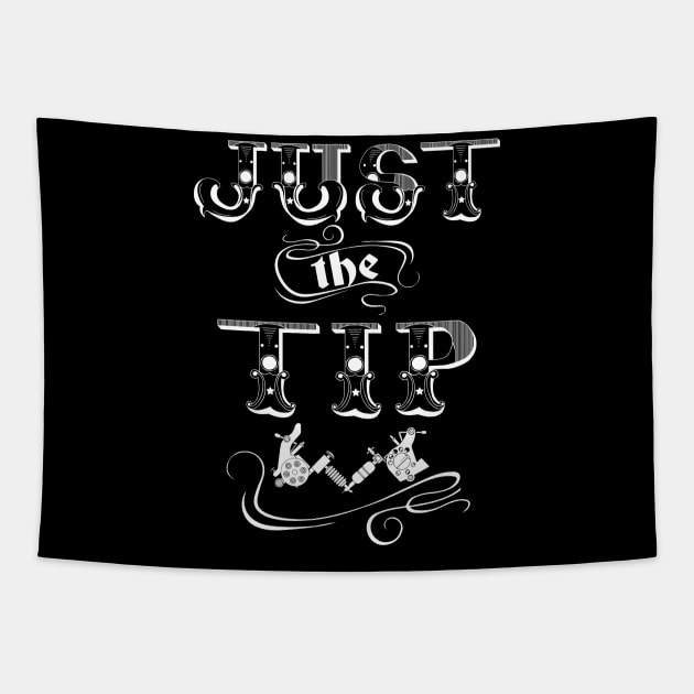 Just The Tip, Tattoo Gun Tip Tapestry by ScottsRed