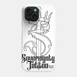 Sovereignty Tattoo Logo (Black) Phone Case