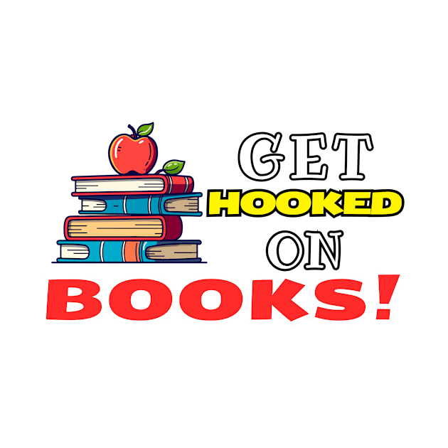 Apple of Wisdom: Get Hooked on Books by DaShirtXpert