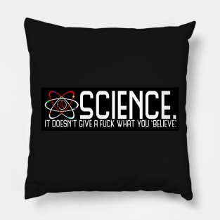 Science Doesn't Give A Fuck Pillow