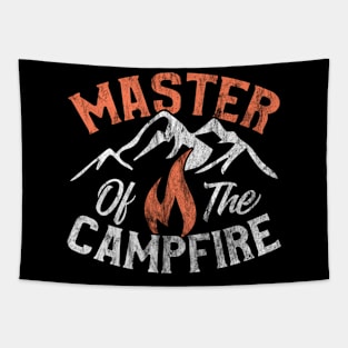 Camping Distresseds Master Of Campfire Tapestry