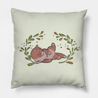 Cute Ginger Cat Pillow