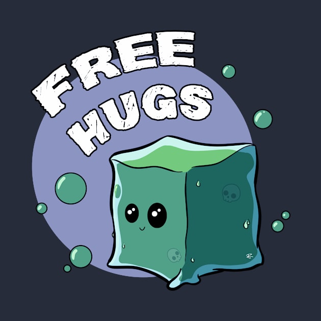 Gelatinous Cube Free Hugs by decafpillow