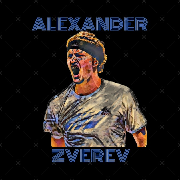 Alexander Zverev by BorodinaAlen