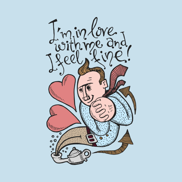 Discover I am in love with me - Illustration - T-Shirt