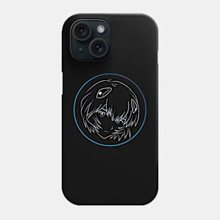 Rei Ayanami's Face - 01B Phone Case