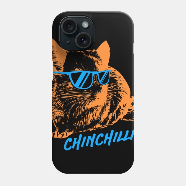 Funny Chinchillin graphic for Chinchilla Owners Phone Case by biNutz