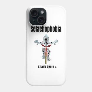 Shark Cycle or Selachophobia the Fear of Sharks Phone Case