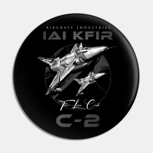 IAI Kfir C2 Supersonic Fighterjet Aircraft Pin