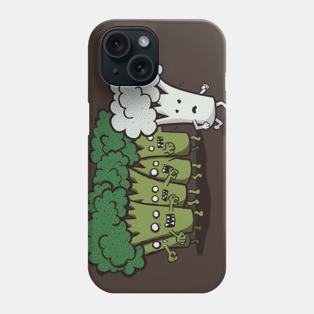 The Walking Broccoli Phone Case by Kent_Zonestar