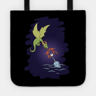 Dragon Narwhal Marshmallow Roast Tote