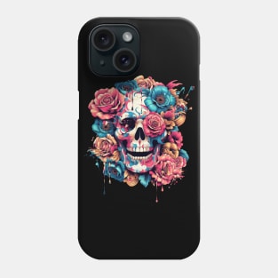 Flower Skull Tattoo Phone Case