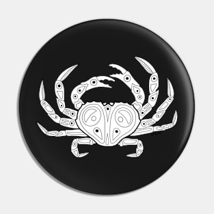 Native Inspired Dungeness Crab Pin