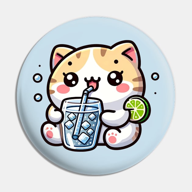 cute cat drinking soda Pin by Ferdi Everywhere