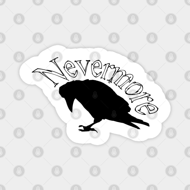 Nevermore Magnet by Holisticfox