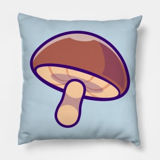 Mushroom Vegetable Cartoon Pillow