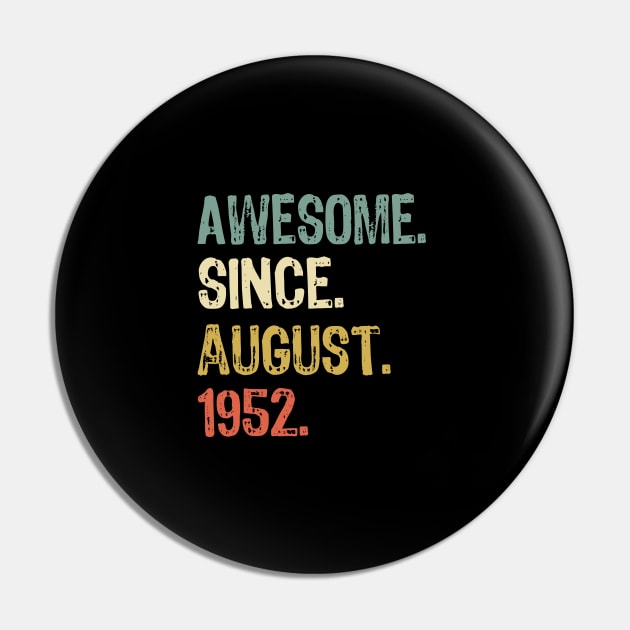 Awesome Since August 1952 Pin by Yasna