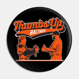 Adley Rutschman & Felix Bautista Thumbs Up Pin