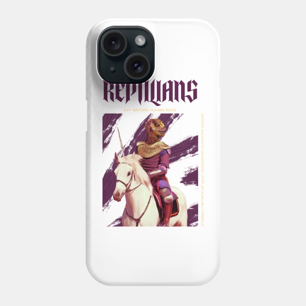 Retro Reptilian on Unicorn Phone Case by NB-Art