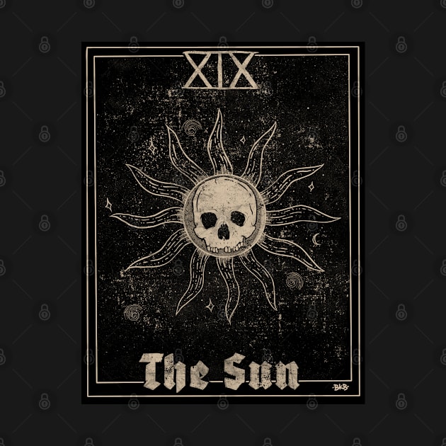 The Sun Tarot Card Print Design by BrotherKillBrother